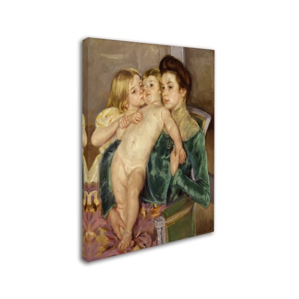 Cassatt 'The Caress' Canvas Art,14x19